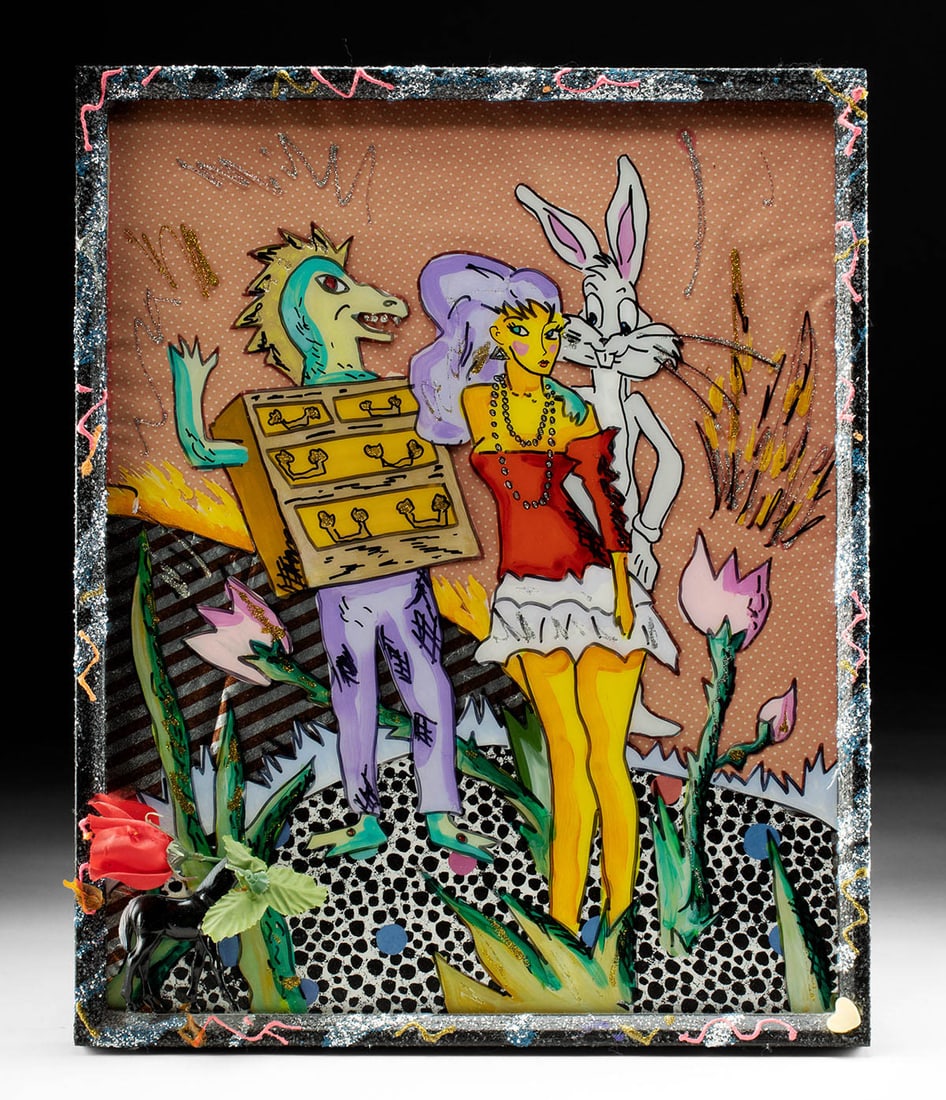 Louis Recchia Mixed Media  - "Fancy Dresser" (1990) (1 of 5)