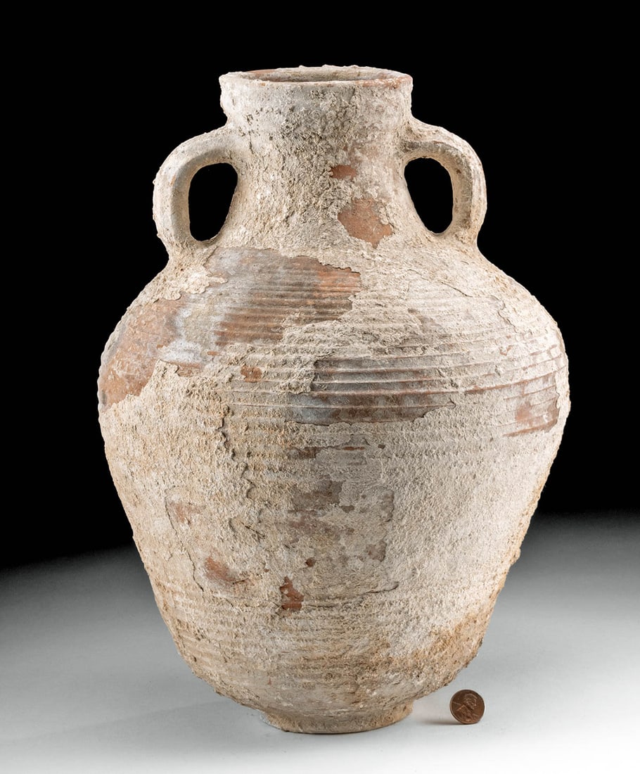 4th C. Roman Holyland / Byzantine Pottery Amphora (1 of 4)