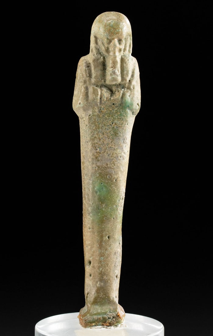 Egyptian Faience Ushabti, ex-Museums (1 of 3)