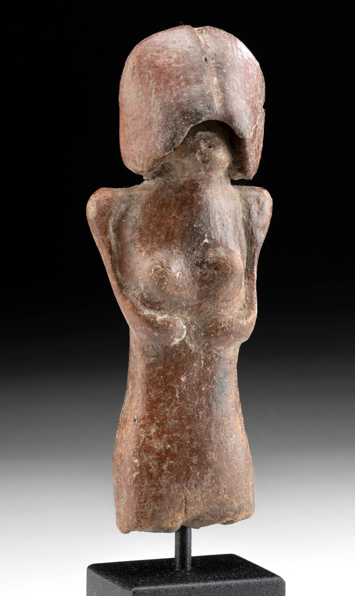 Early Valdivian Pottery Female Idol Figure (1 of 3)