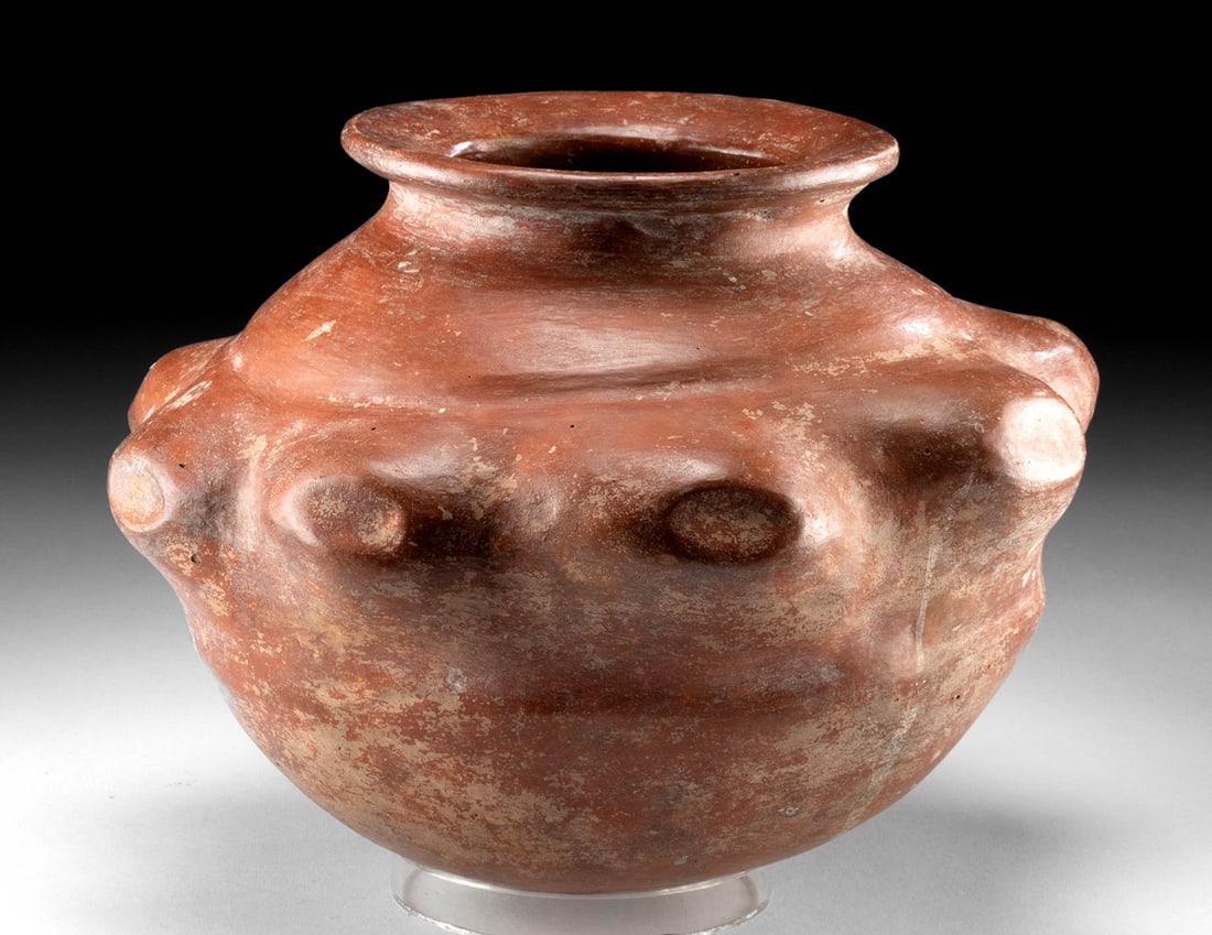 Colima Redware Olla w/ Cactus Paddles (1 of 4)