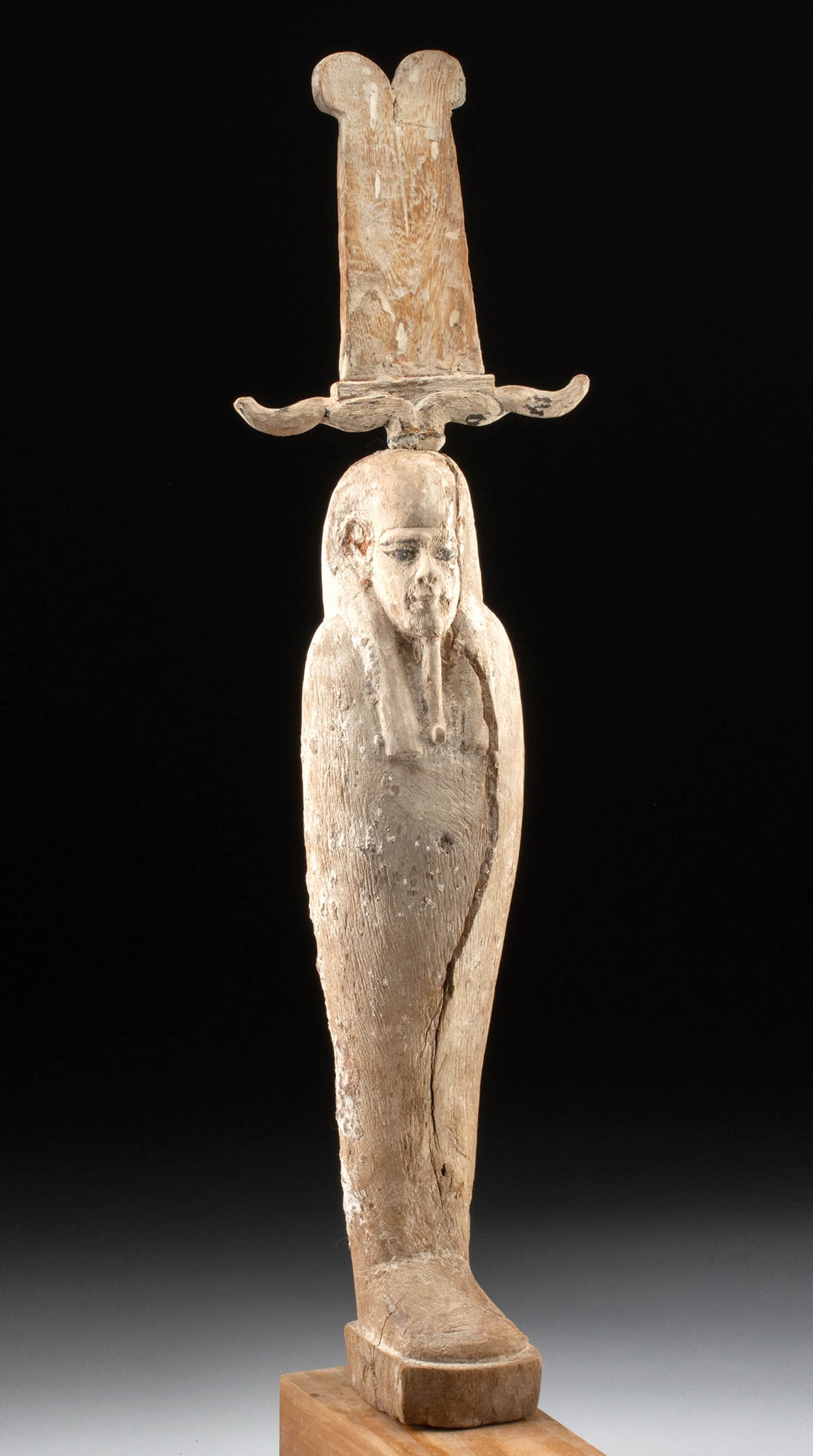 Tall Egyptian New Kingdom Wood Ptah-Sokar Osiris Figure (1 of 4)