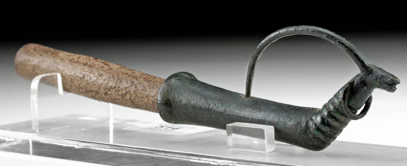 Luristan Whetstone w/ Bronze Ibex Handle (1 of 5)