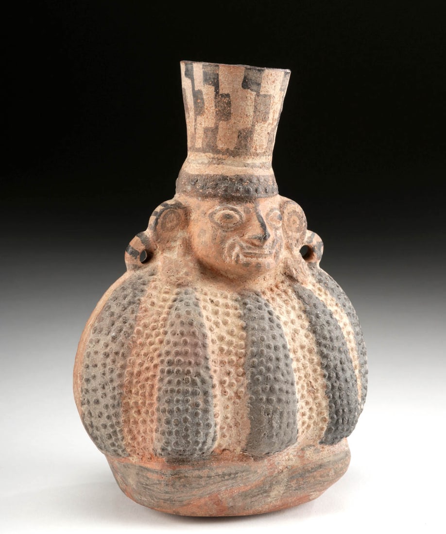 Moche / Chimu Pottery Figural Vessel - Ai Apec as Corn (1 of 4)