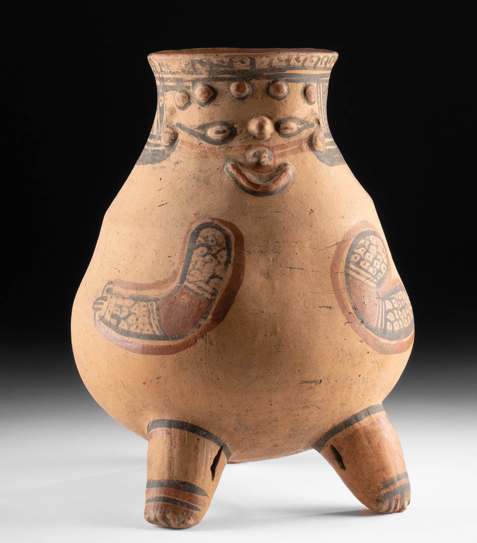 Costa Rican Nicoya / Atlantic Watershed Tripod Jar (1 of 3)