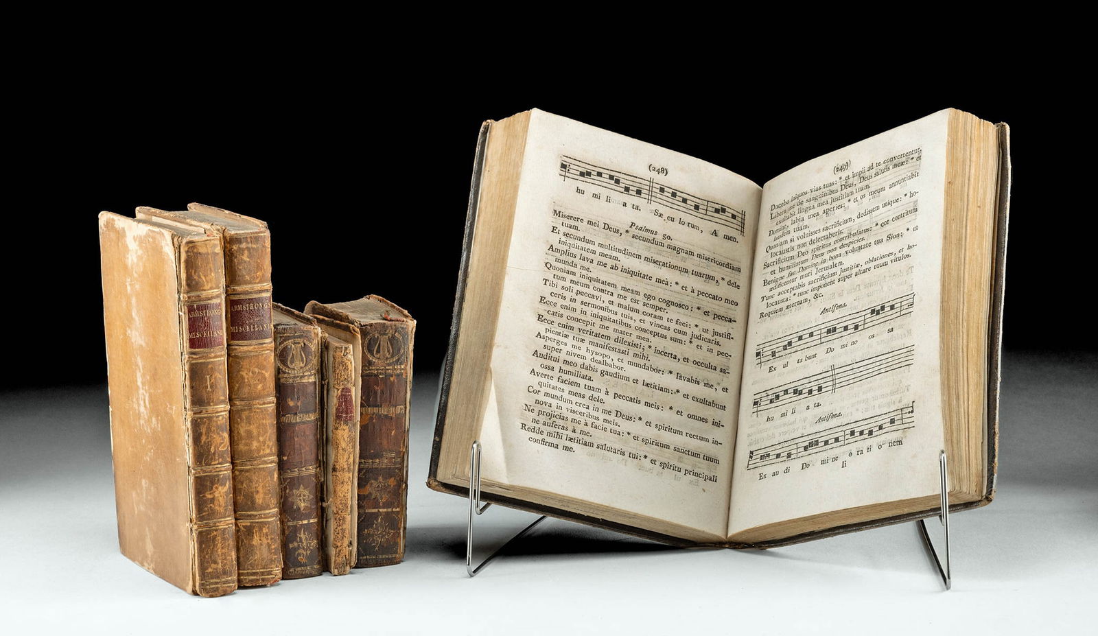 18th C. English / Spanish Books (Poem & Song) (1 of 5)