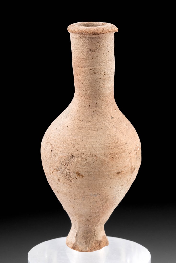 Museum-Exhibited Egyptian Ptolemaic Spindle Bottle (1 of 3)
