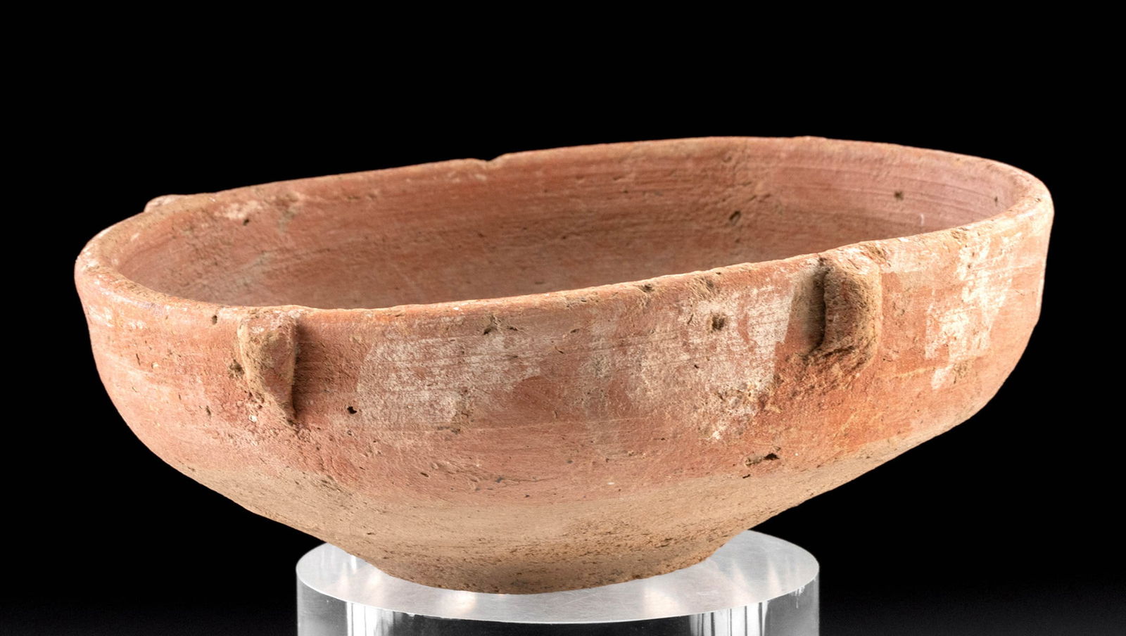 Exhibited Roman Redware Bowl, ex-MIA, ex-Drexel (1 of 5)