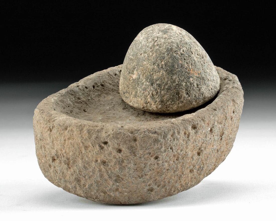 Ancient Near Eastern Stone Mortar & Pestle (1 of 5)