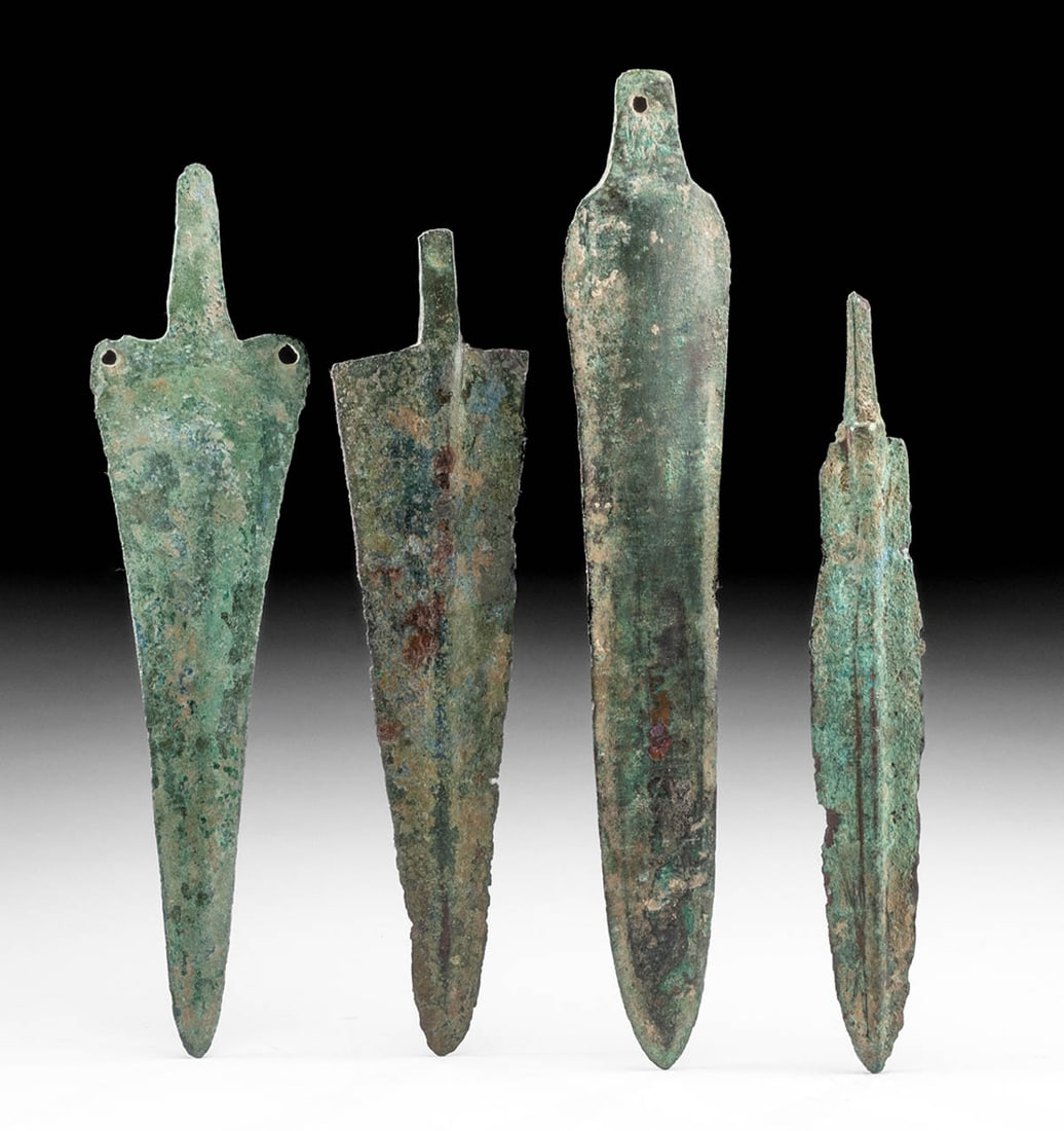 Ancient Luristan Bronze / Copper Spear Blades (1 of 3)
