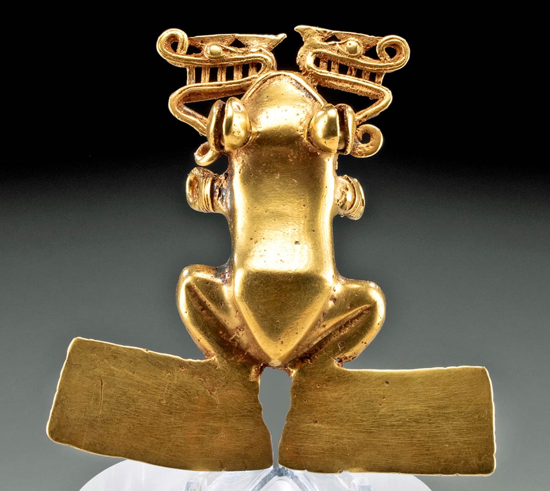 Huge Veraguas Gold Frog Pendant - 81.6 grams! (1 of 4)