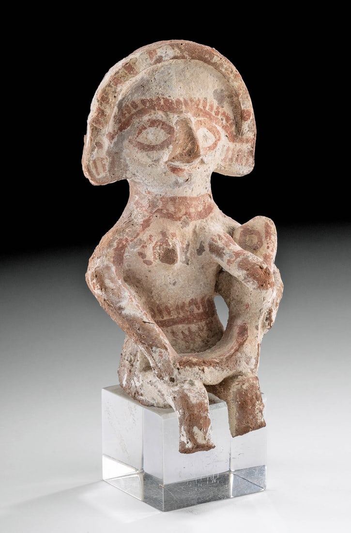 3rd C. Coptic Egypt Statuette Mother & Child, ex-Ede (1 of 3)