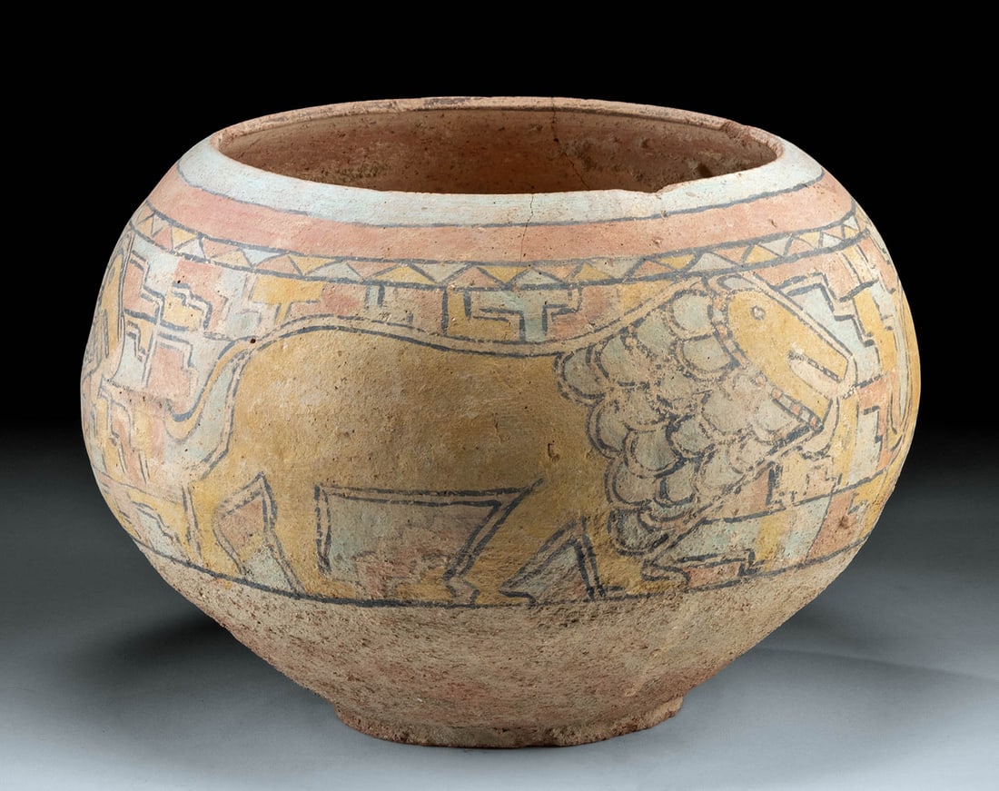 Huge Indus Valley Bowl with Lions - TL tested (1 of 3)