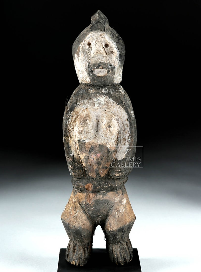 Early 20th C. African Igbo Wood Ikenga Figure (1 of 5)
