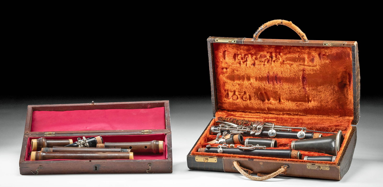 19th C. English Phillips Flute + Revere Clarinet (1 of 5)