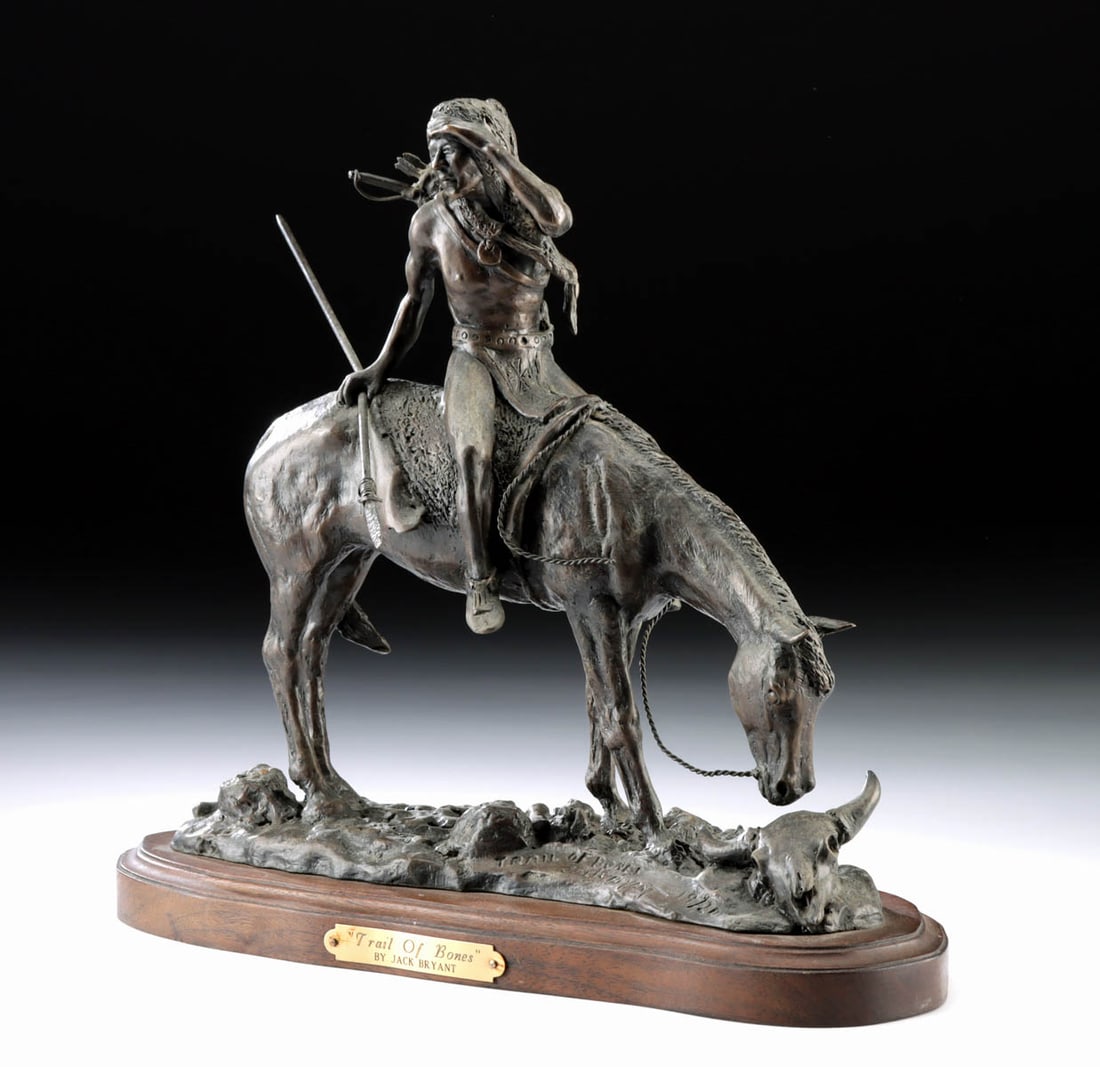 Jack Bryant Copper Sculpture "Trail of Bones" (1 of 6)
