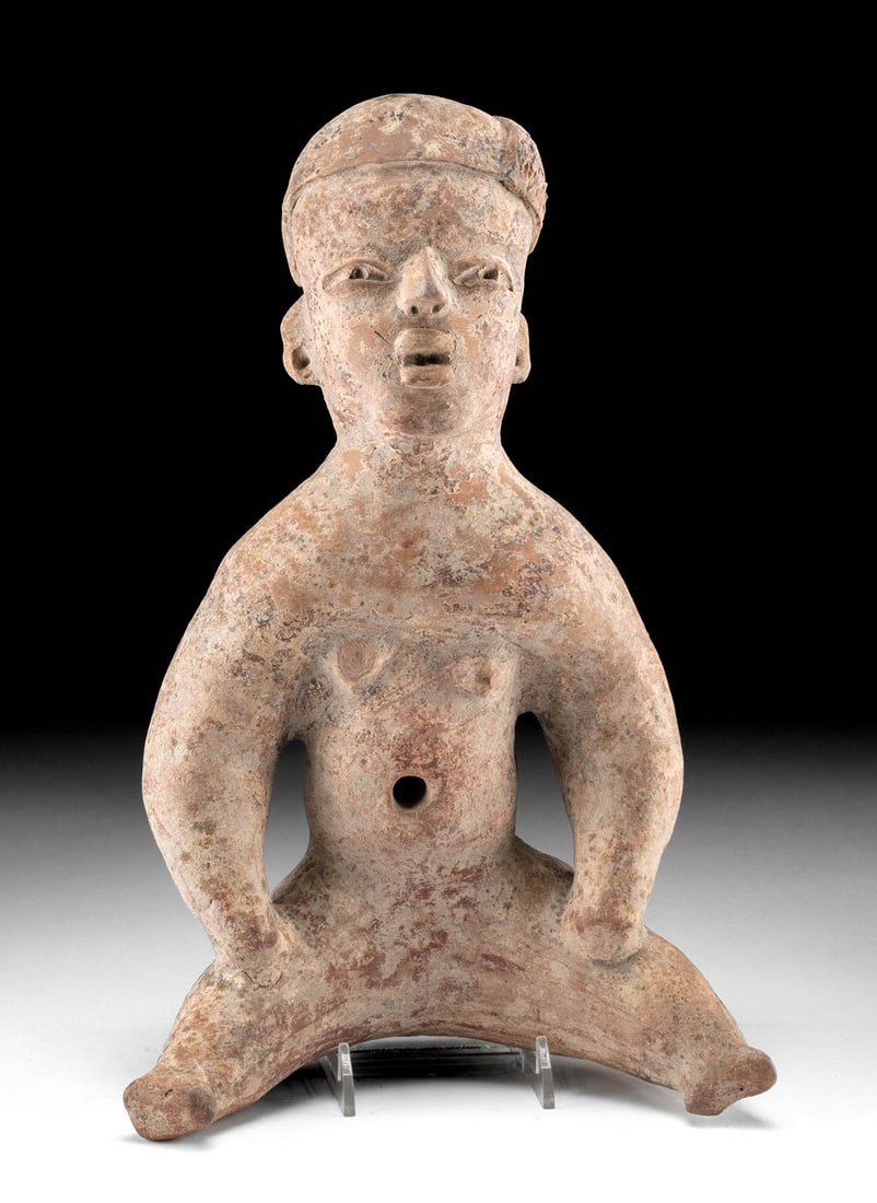 Published Olmecoid Seated Female, ex-Bonhams (1 of 3)