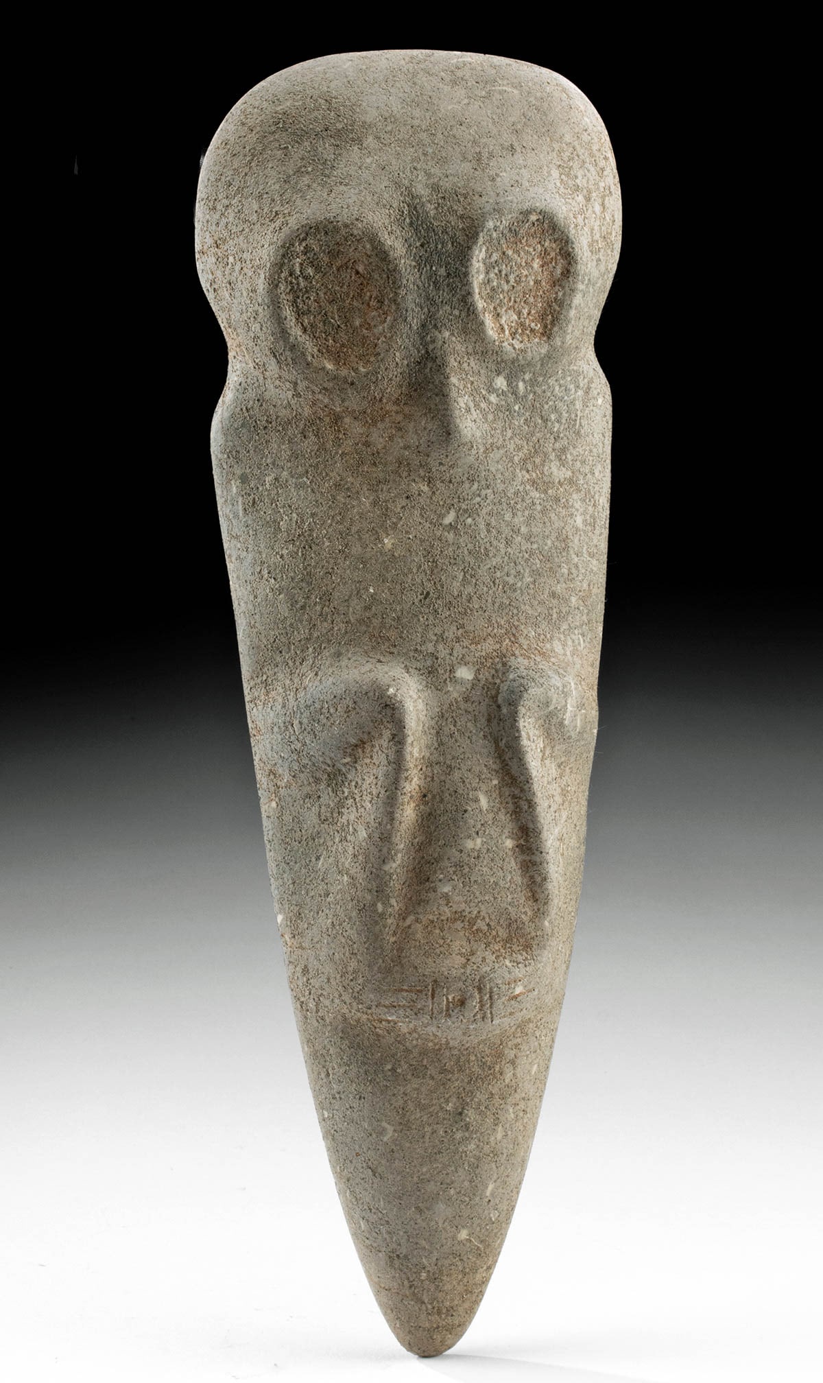 Taino Stone Celt - Abstract Avian Form (1 of 2)