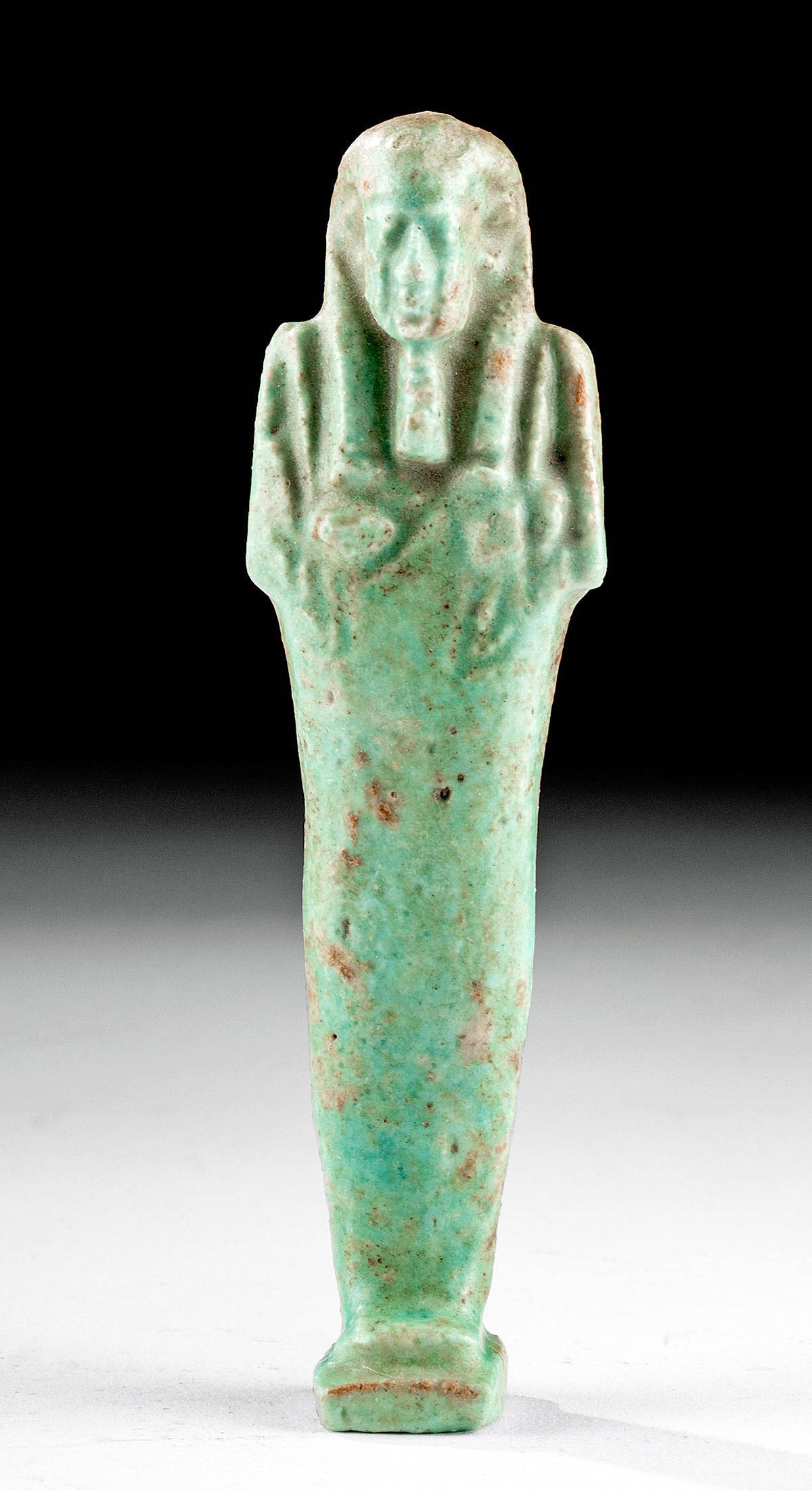 Egyptian Late Dynastic Faience Ushabti (1 of 4)