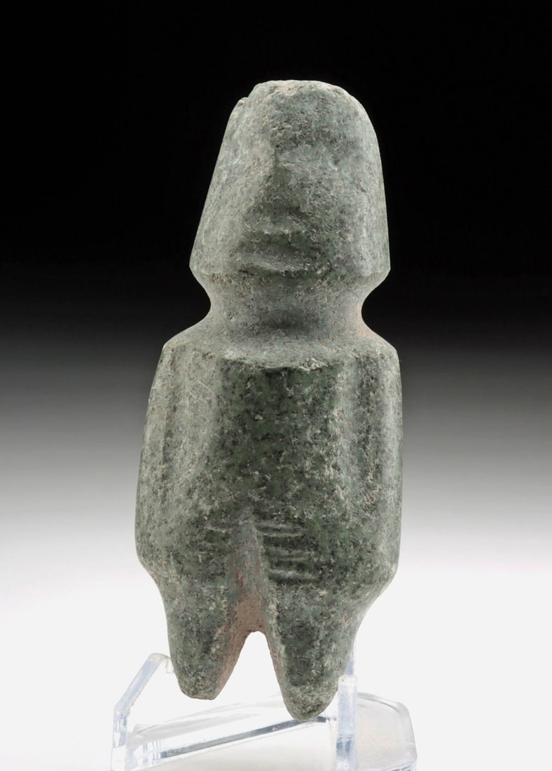 Mezcala Guerrero Greenstone Standing Axe God Figure (1 of 4)