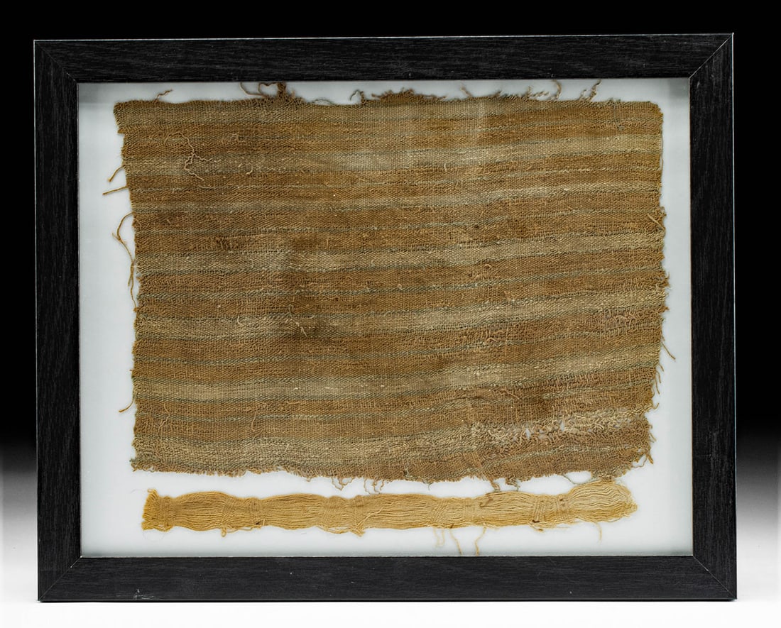 Chancay Textile Fragments - Panel & Tassel (1 of 2)