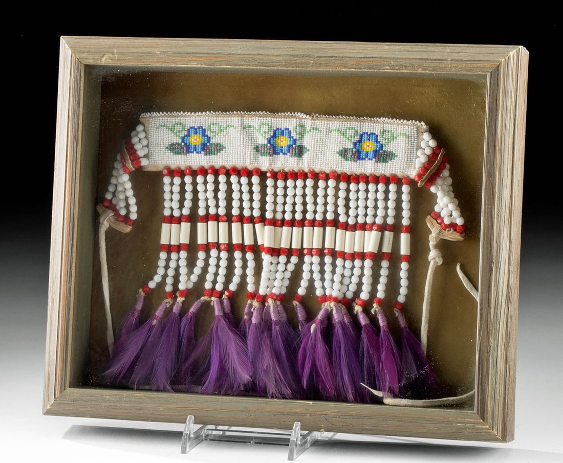 1950s Native American Beaded Choker, Route 66 Curio (1 of 1)