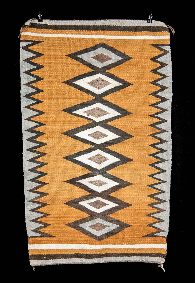 1950s Navajo Wool Rug, Chinle Style (1 of 3)