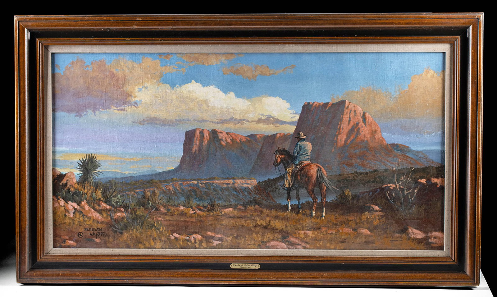 Kenneth Wyatt Painting - "Watchin' the Colors Change" (1 of 5)