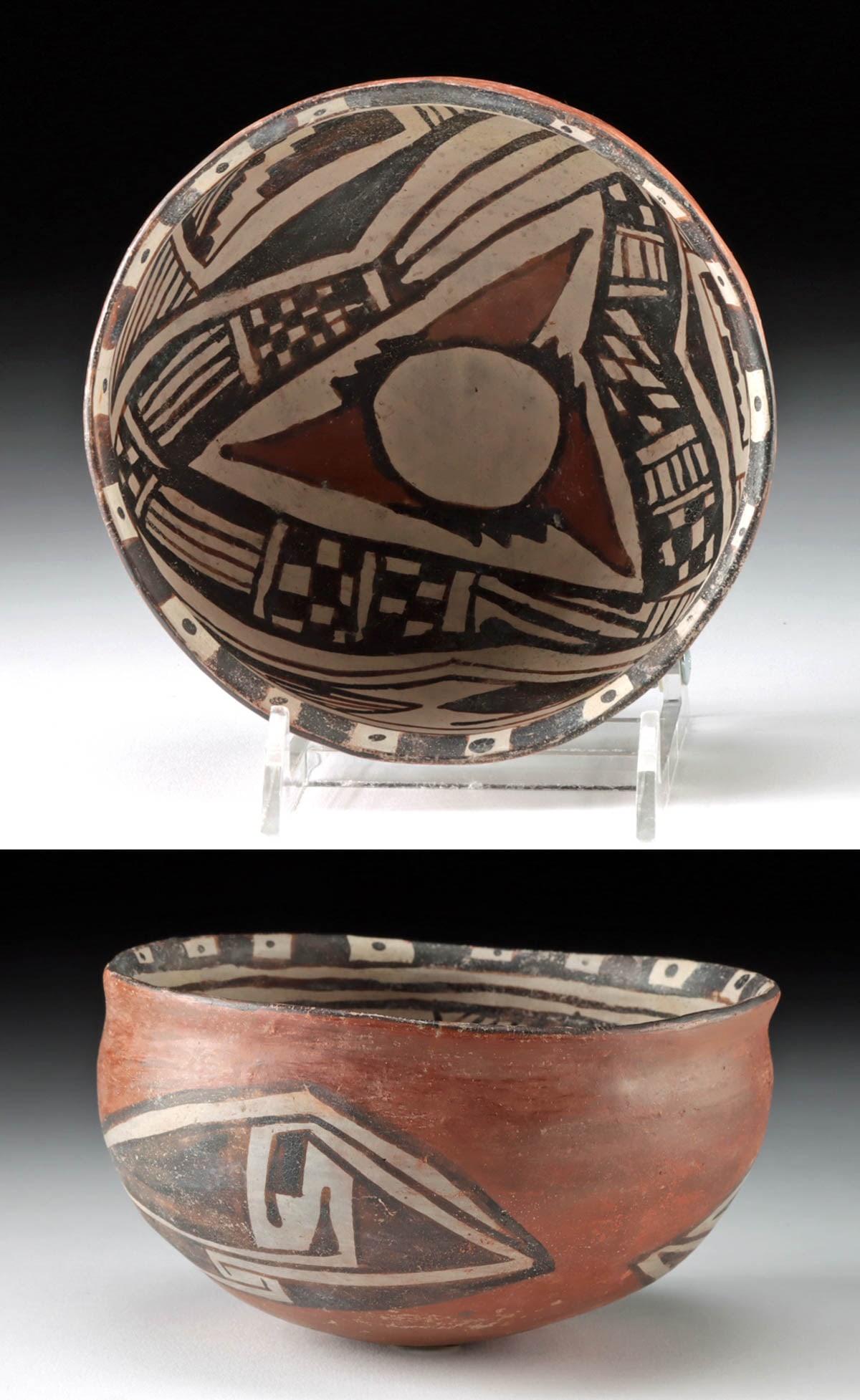 Casas Grandes Polychrome Bowl w/ Geometrics (1 of 4)