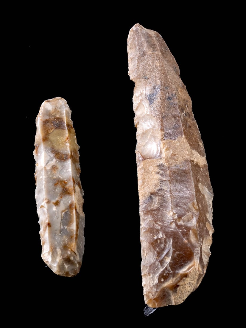 Egyptian Neolithic / Predynastic Chert Scrapers (2) (1 of 3)