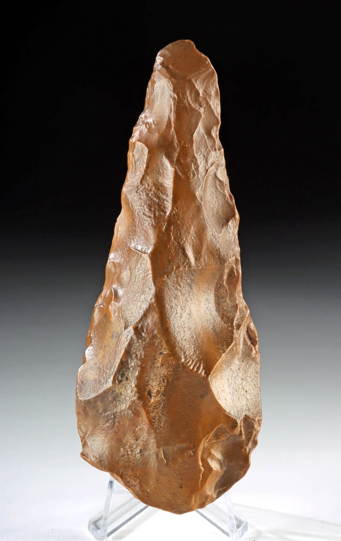 Paleolithic Micoquien Neanderthal Bifacial Stone Axe (1 of 2)