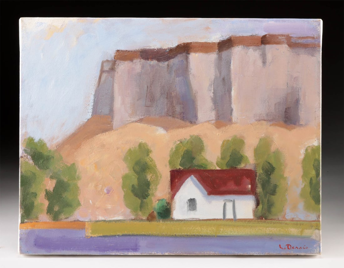 Lockwood Dennis Painting "Kremmling, House" (2001) (1 of 3)