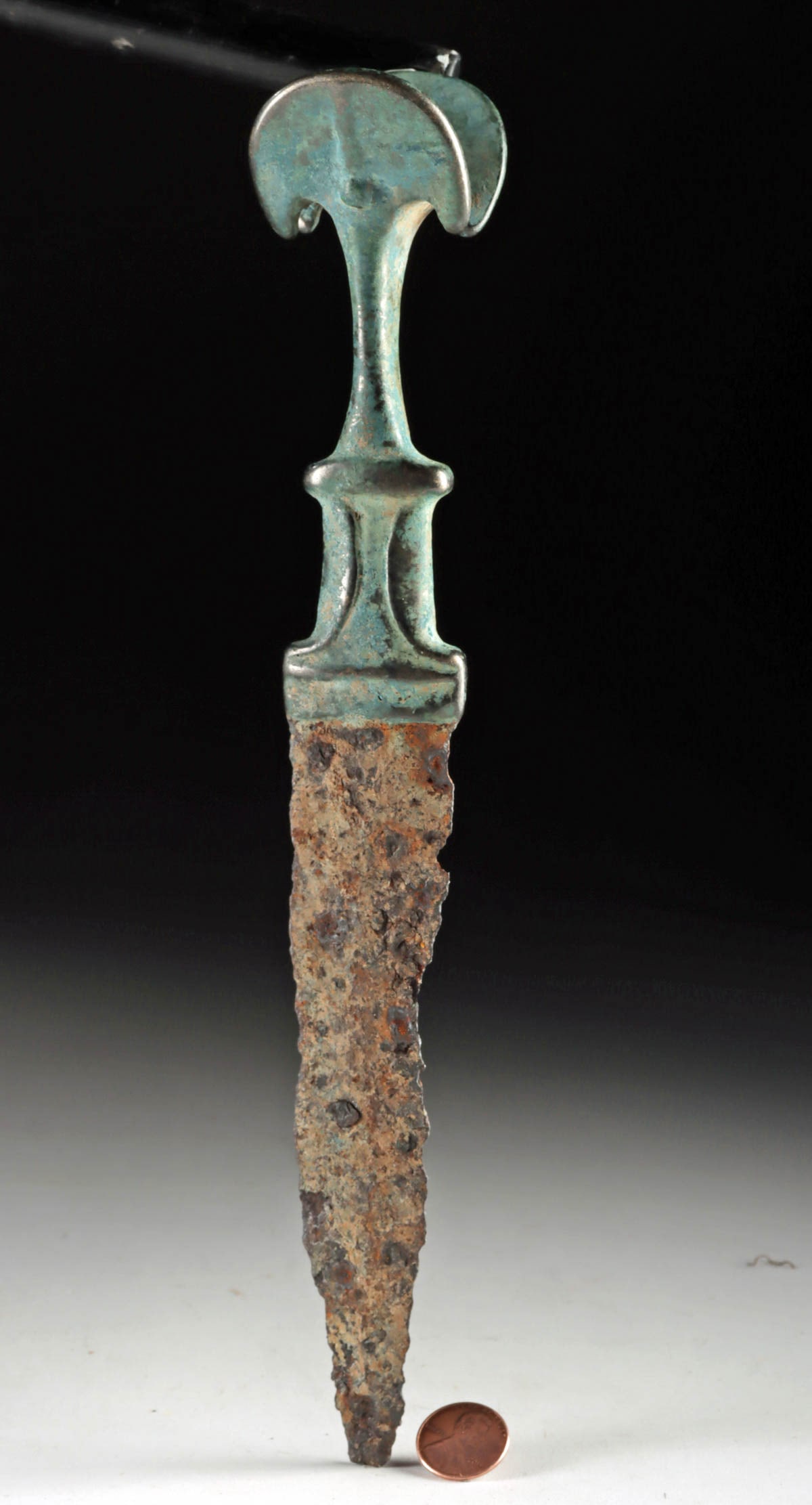 Luristan Iron Dagger w/ Bronze Handle (1 of 2)