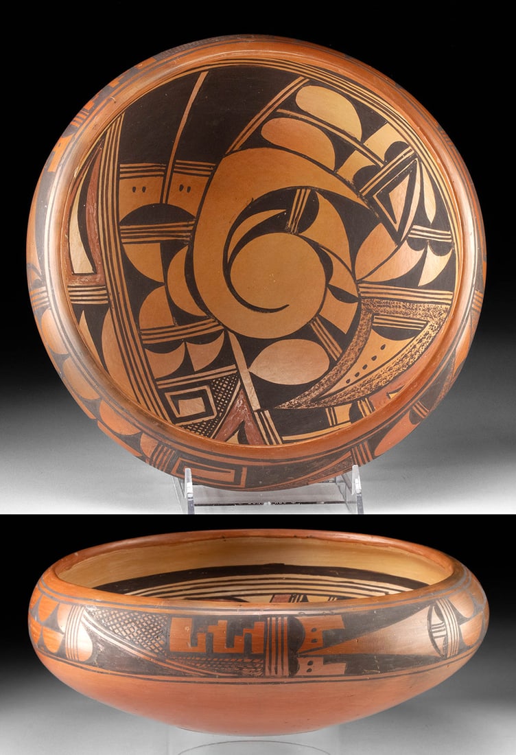 Native American Hopi Bowl, Sikyatki Revival Style (1 of 4)