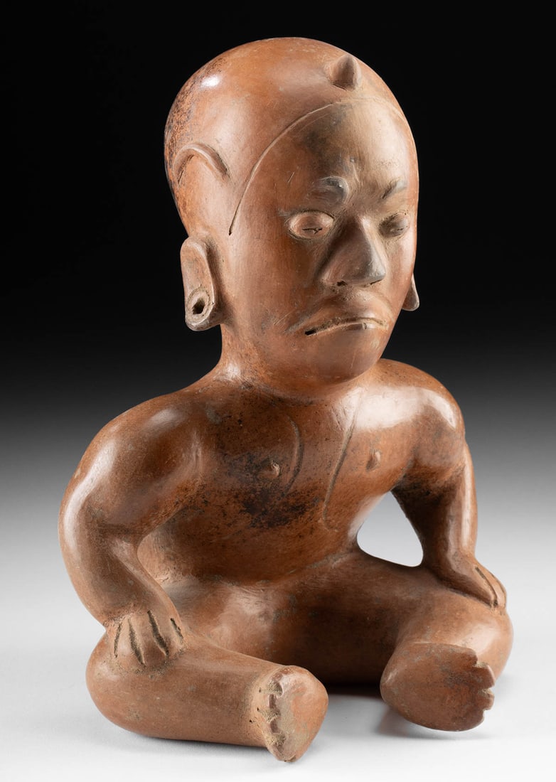 Colima Pottery Hunchback Dwarf Shaman Figure (1 of 3)