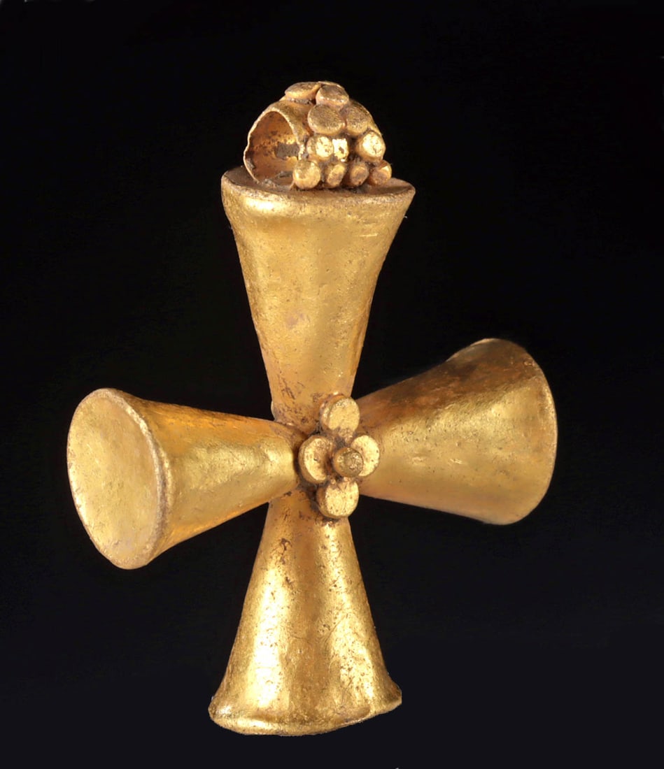 Fine 6th C. Byzantine Gold Cross Pendant (1 of 4)