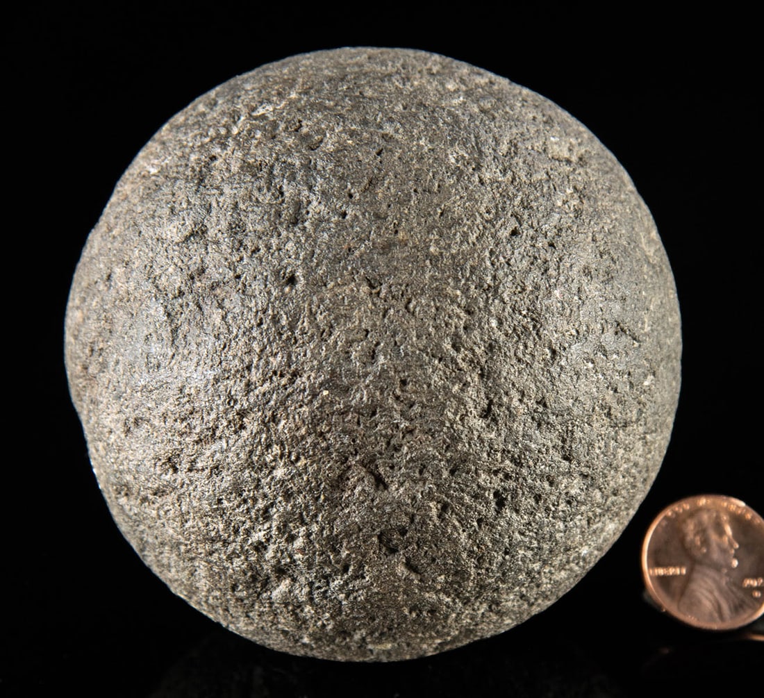 Ancient Taino Stone Spherolith / Ball (1 of 2)