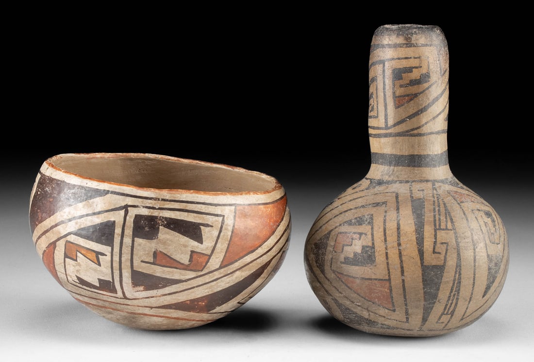 Casas Grandes Ramos Polychrome Vessels (2) (1 of 2)