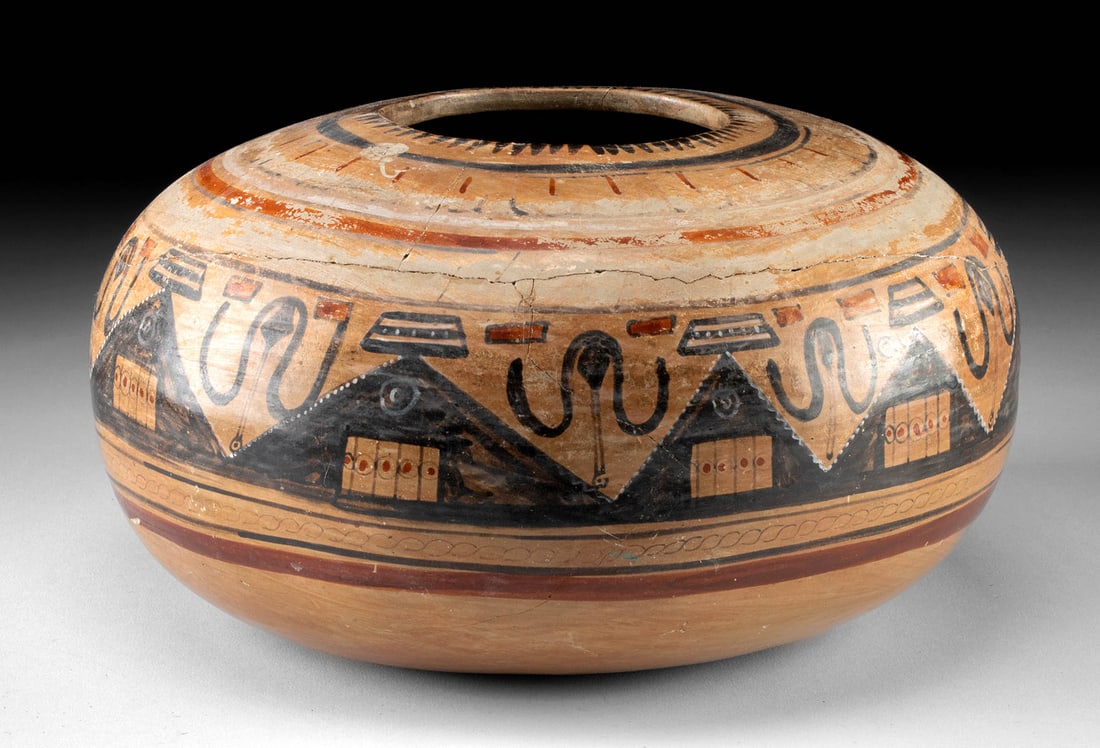 Jalisco Post-Conquest Polychrome Olla (1 of 5)