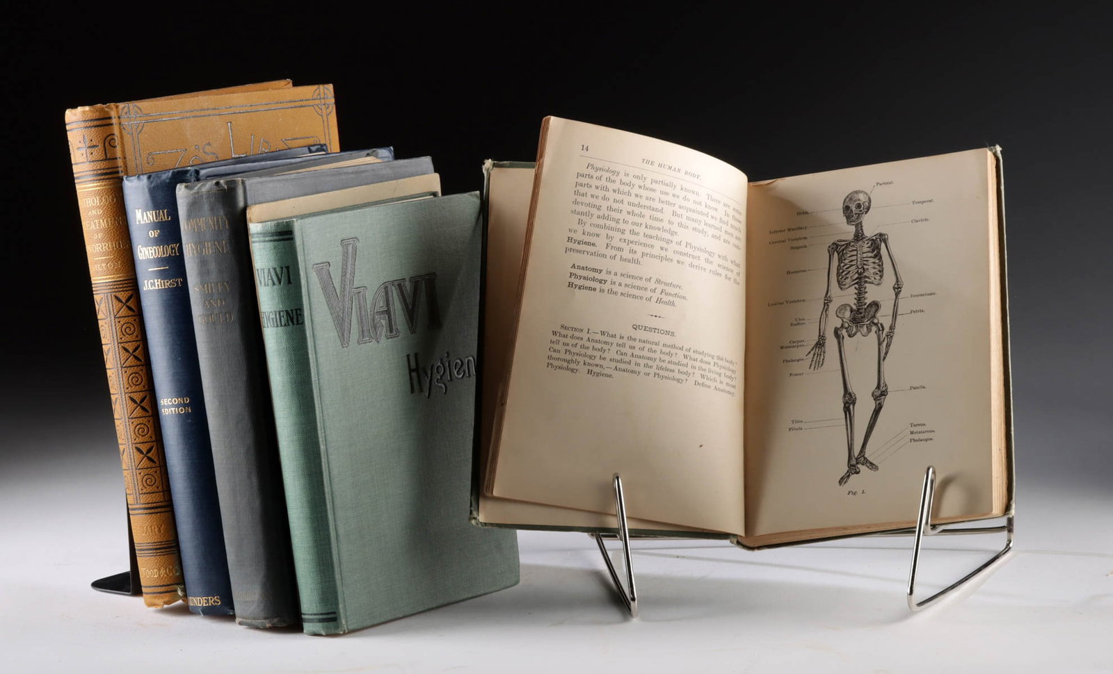 Early Medical Books - Gonorrhea, Hygeine, Gynocology: **First Time At Auction** (1) J.L. Milton "On the Pathology and Treatment of Gonorrhea" from "Wood's Library of Standard Medical Authors" 5th Ed. New York: William Wood & Company, 1884. 306 pp; (2) Wi