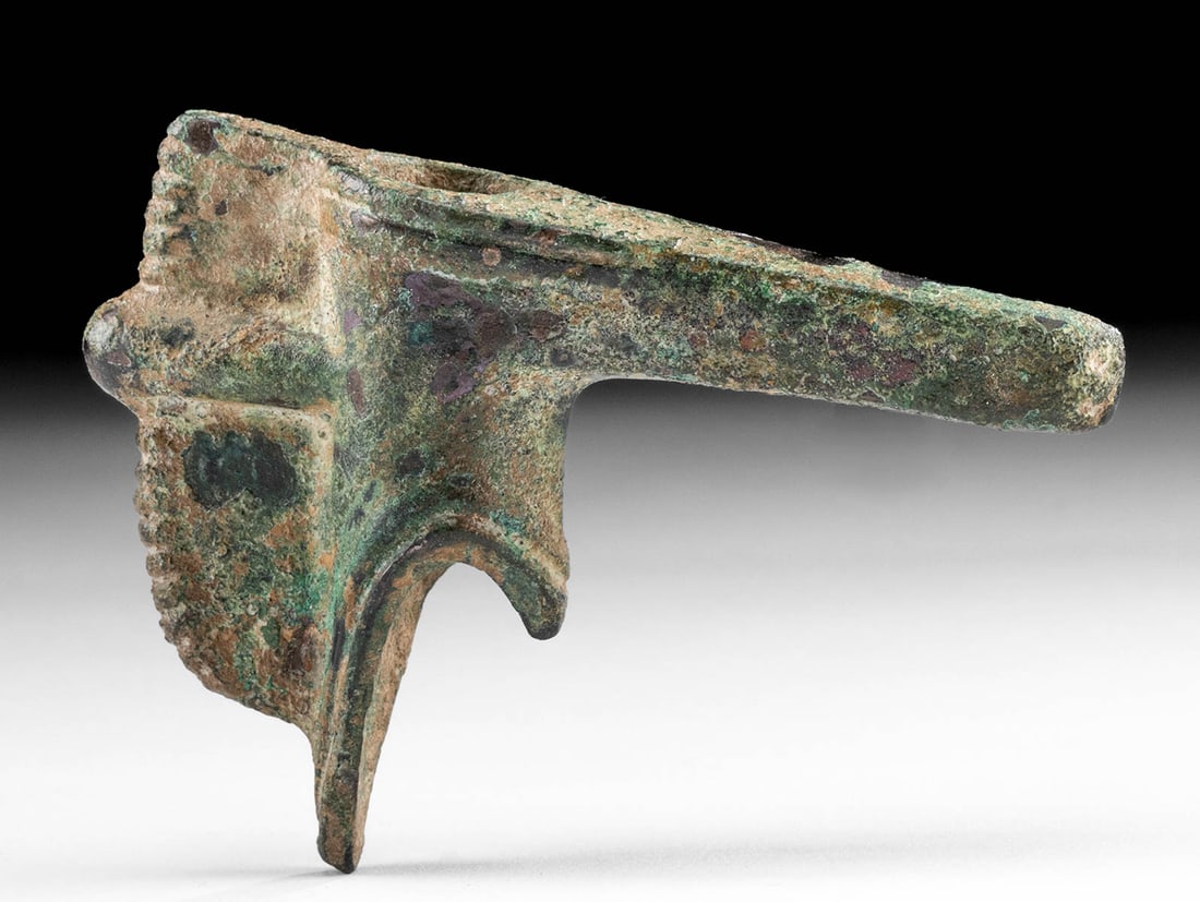 Ancient Luristan Copper Pick Axe / Adze Head, ex-Piscopo (1 of 3)