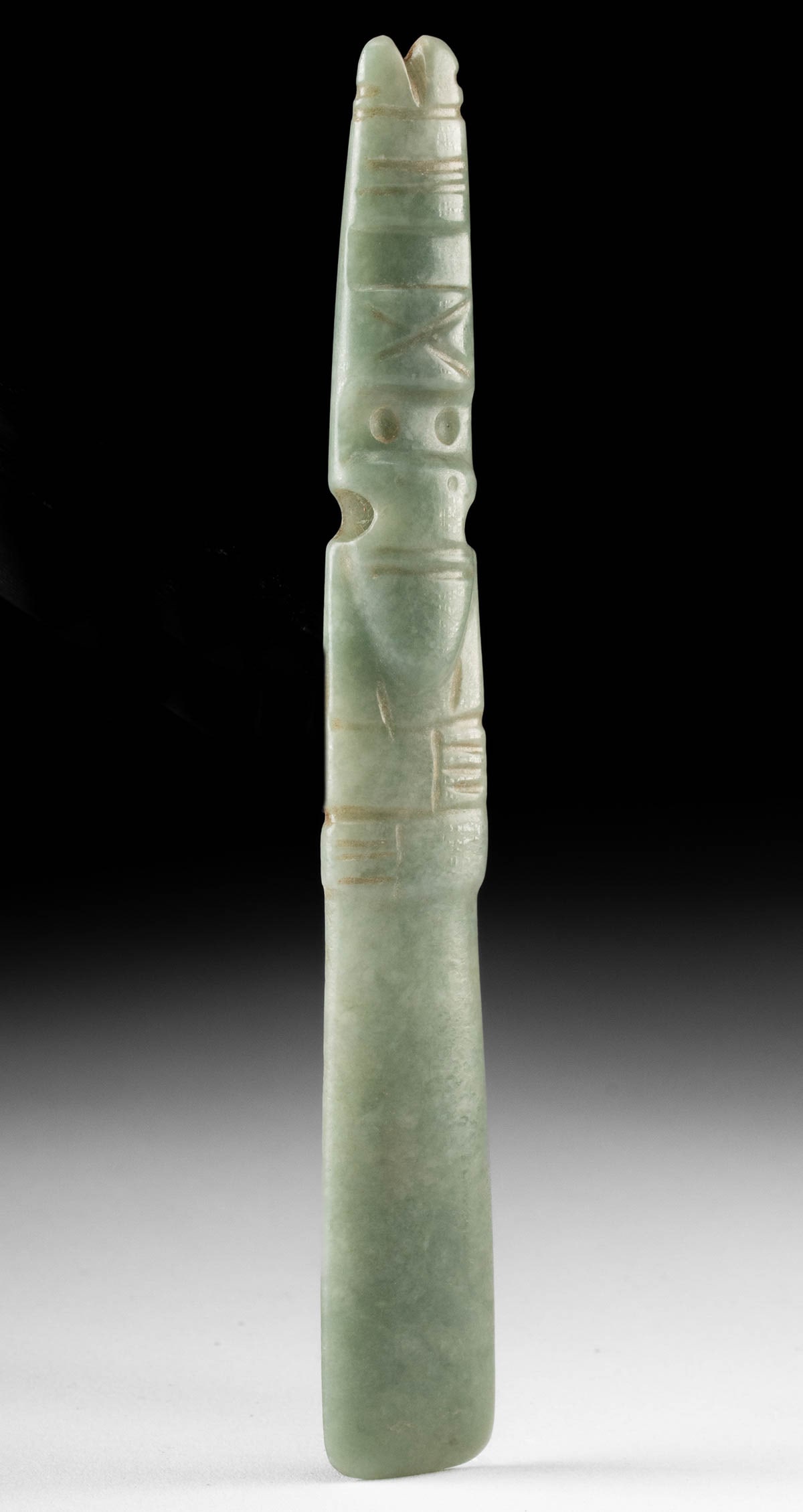Costa Rican Jade Axe God Celt Pendant (1 of 3)
