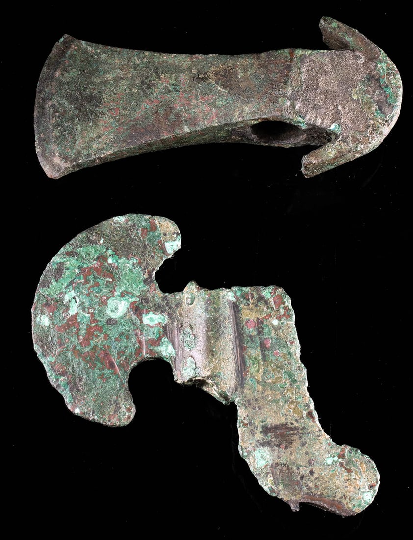 Ancient Copper Axe Heads (Bactrian and Luristan) (1 of 3)