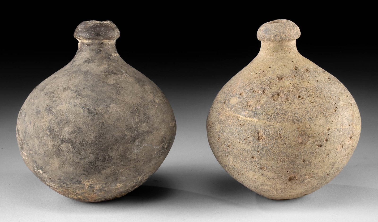 Pair of Holyland Pottery Grenades (1 of 1)