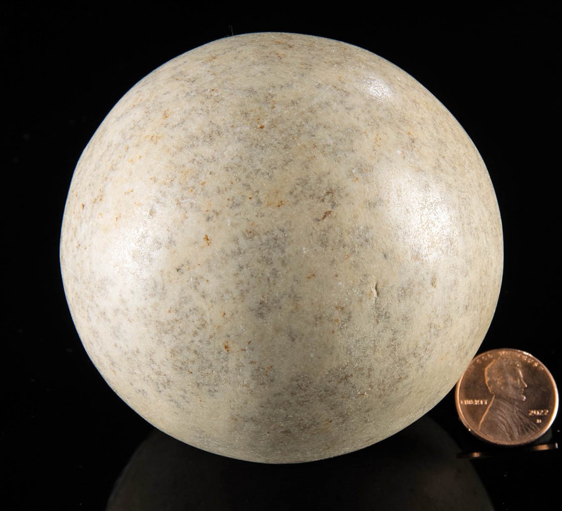 Taino Stone Spherolith / Ball (1 of 2)