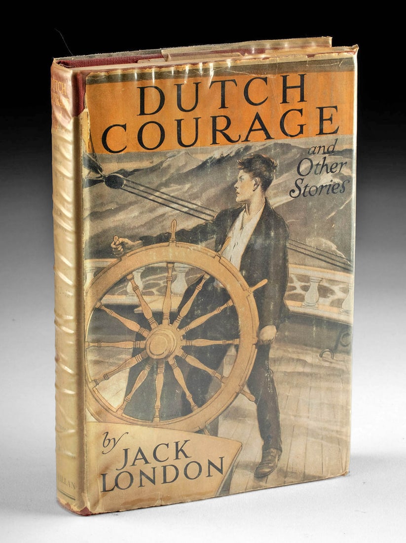 1st Edition 1922 Jack London Book "Dutch Courage" (1 of 4)