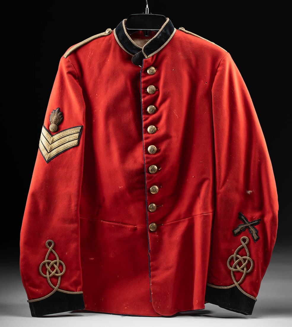 1900s British Sergeant's Dress Tunic Royal Engineers (1 of 4)