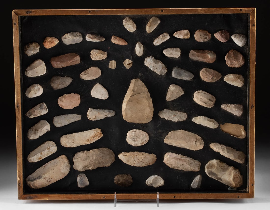53 Native American Eastern Woodland Stone Tools (1 of 1)
