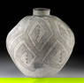 Large Anasazi Black on White Pottery Olla w/ Handles