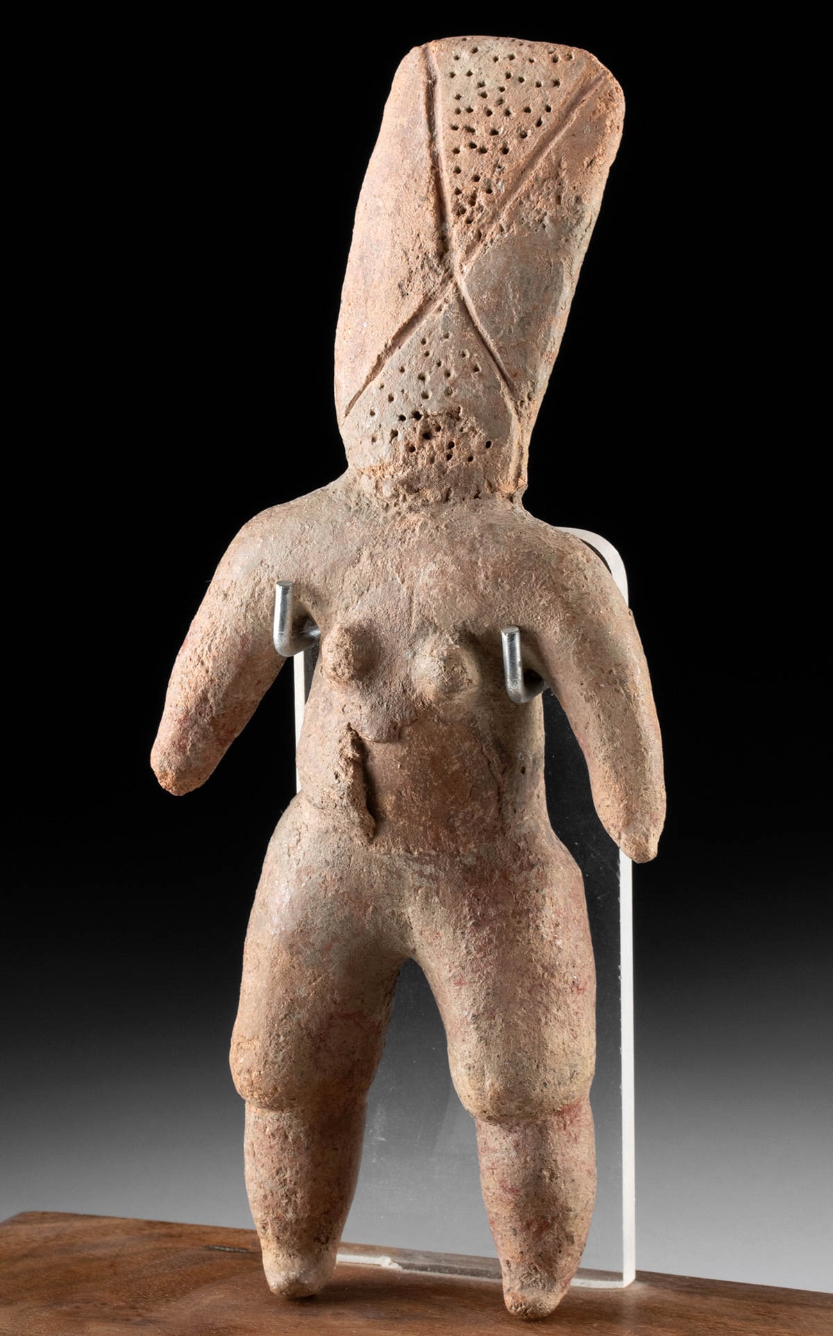 Rare / Tall Xochipala Standing Female Figure, Abstract Form (1 of 3)